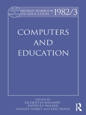 cover image of World Yearbook of Education 1982/3
